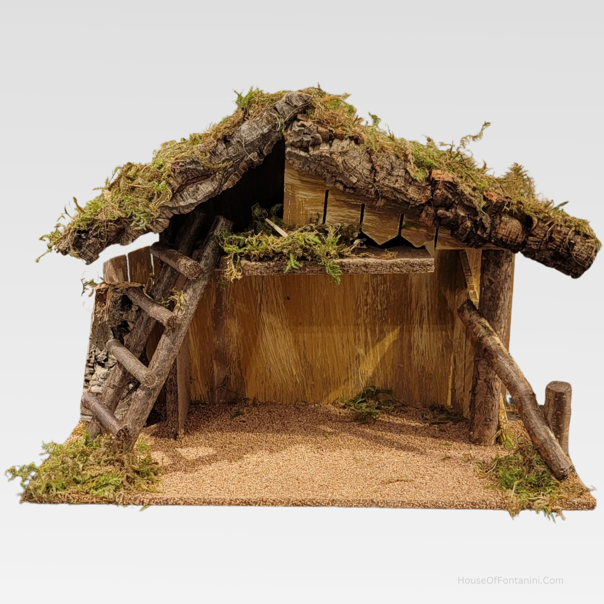11" LED Italian Lighted Stable - Fontanini® 5" Collection #50441